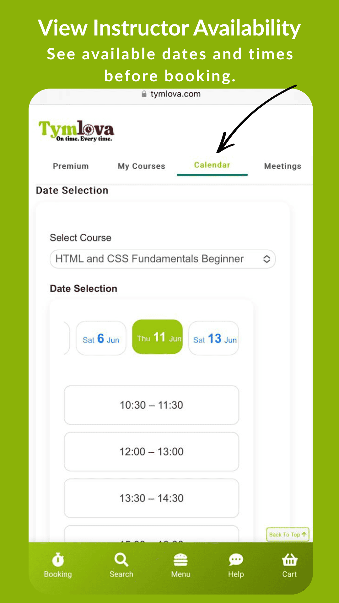 view session schedule